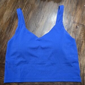 Offline By Aerie Longline Blue Sports Bra Real Me Size Small
